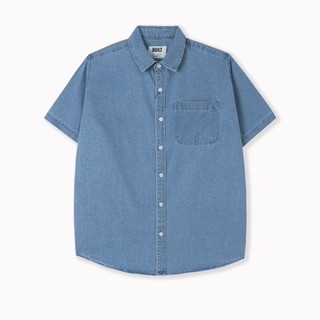 Áo Sơ Mi Tay Ngắn Denim Dekace Form Regular