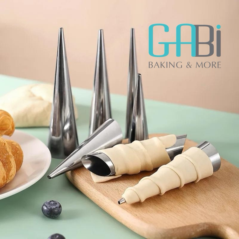 Set 5 đui cuộn bánh mỳ ốc (2 cỡ)