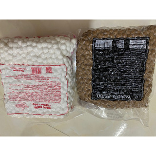 1kg trân châu đen, trắng