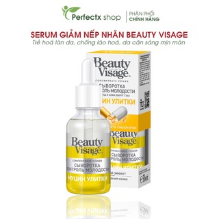 Serum xóa nếp nhăn beauty visage nga 30ml - dưỡng trắng giảm nhăn trẻ hóa làn da, chống lão hóa da căng sáng mịn màng