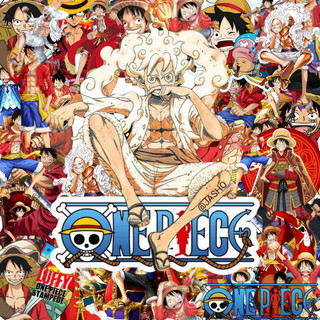 Combo 60 sticker ONE PIECE decal hình dán chống nước