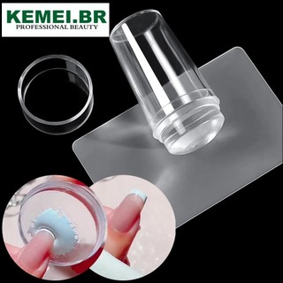 lichee1🌷Con dấu silicon in hình nên móng tay