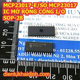 MCP23017-E/SO MCP23017 IC MỞ RỘNG CỔNG I/O SOP-28 kde4413