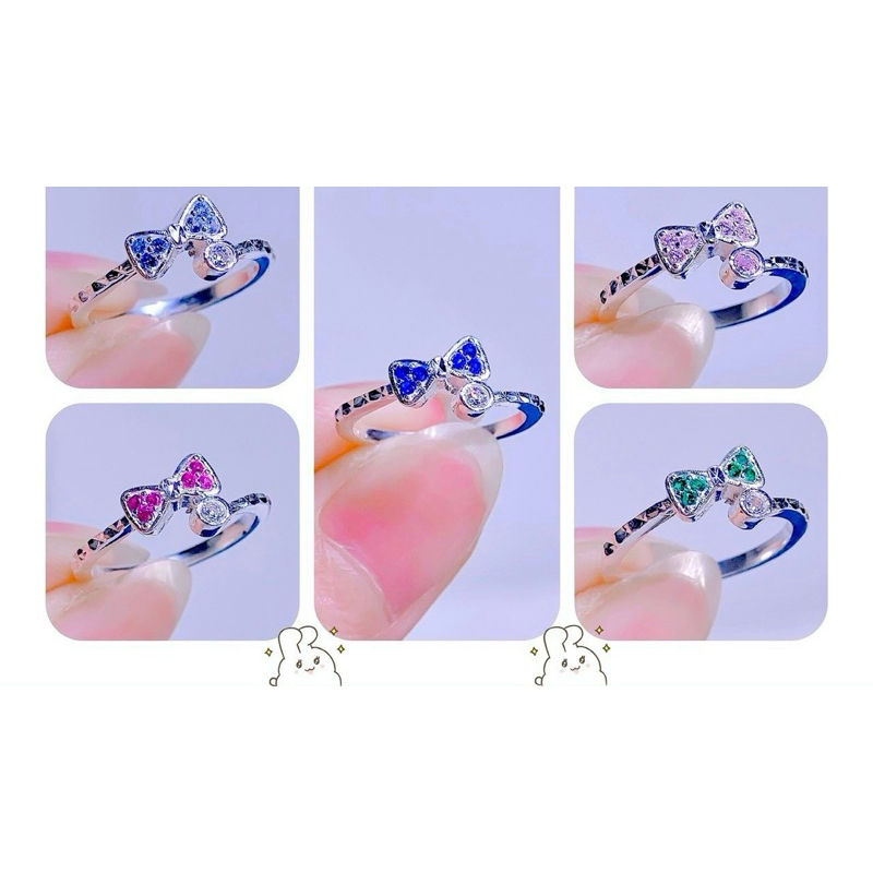 nhẫn bạc cho bé gái