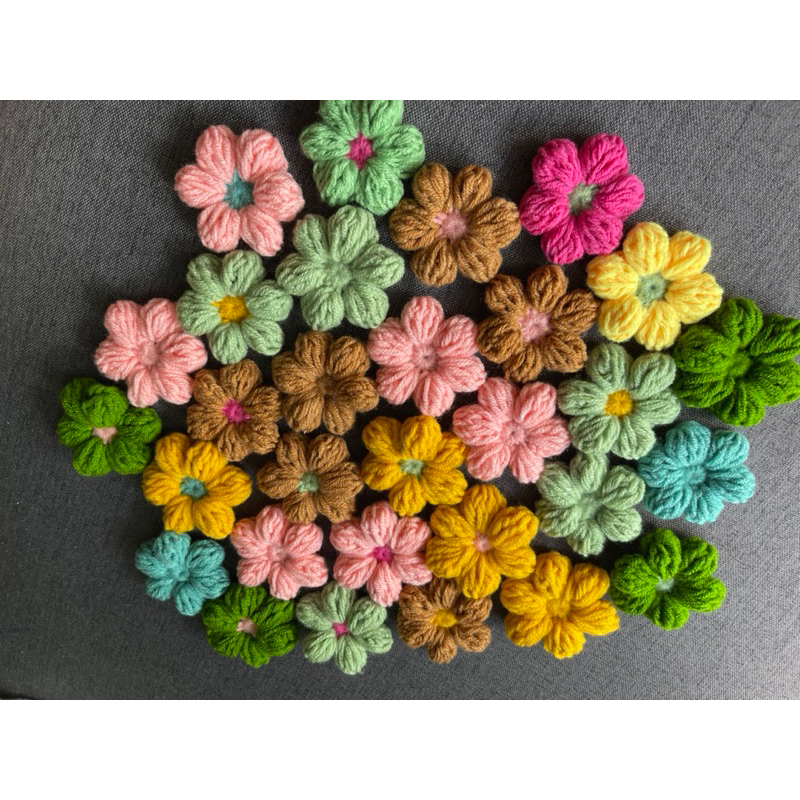 hoa len móc 6 cánh đủ màu