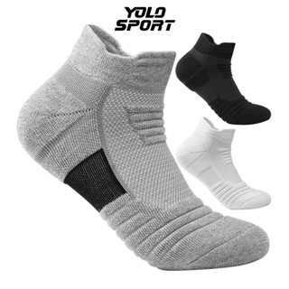 Vớ Thể Thao Chuyên Dụng Nam Nữ Loại Cotton Dày Dặn Tất Cổ Cao Thấp Chạy Bộ Bóng Rổ Bóng Đá Đi Xe Đạp Quần Vợt Cầu Lông