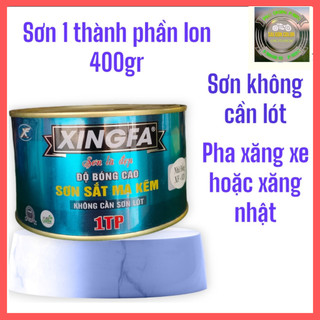 Sơn sắt mạ kẽm Xingfa 1 thành phần lon 400gr