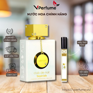 Nước hoa nữ club de nuit imperiale edp - mẫu thử 10ml