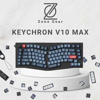 Bàn Phím Keychron V10 Max Alice - 3 chế độ kết nối - LED RGB - Hỗ trợ QMK/VIA