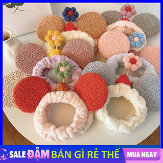 Bờm Rửa Mặt, Trang Điểm Tai Chuột Mickey Cho Cả Nam Và Nữ Mềm Mại, Siêu Cute