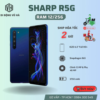 Điện thoại Sharp Aquos R5G 12gb/256gb Snap 865 siêu mượt