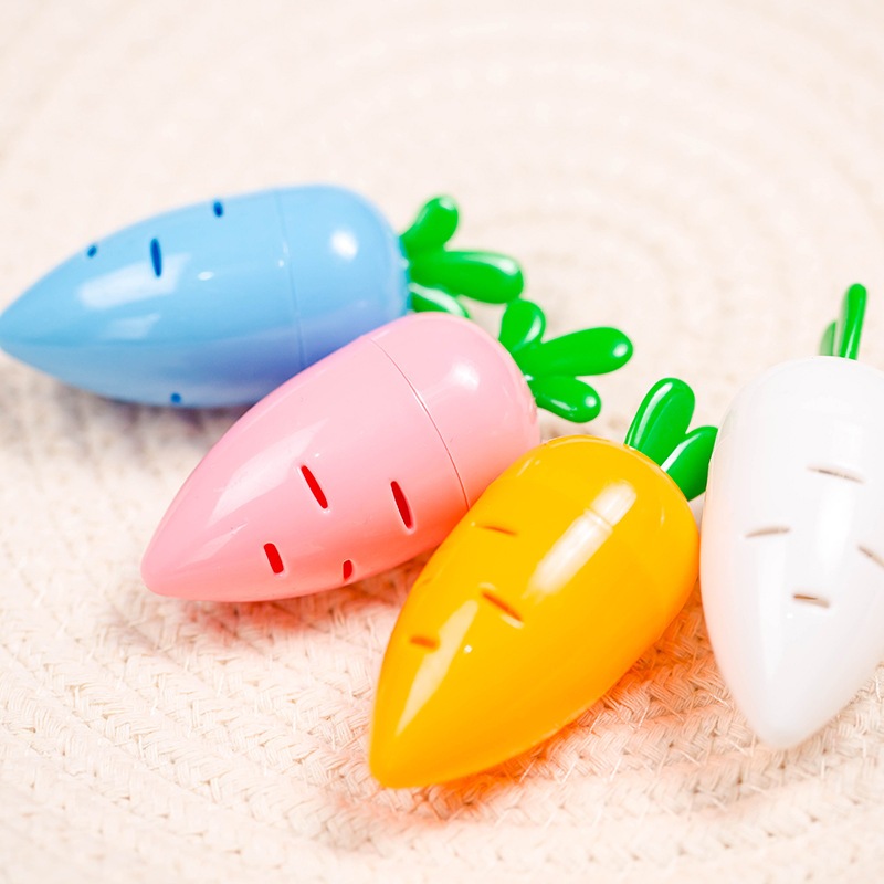 Gọt (chuốt) bút chì củ cà rốt siêu đáng yêu