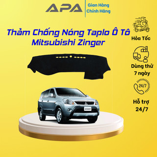 Thảm taplo ô tô lông cừu 📌HÀNG LOẠI I📌 Mitsubishi Zinger [MỚI NHẤT] chống nóng có 3 lớp chống trượt