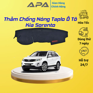 Thảm taplo ô tô lông cừu 📌HÀNG LOẠI I📌 xe KIA SORENTO [CAO CẤP]  chống nóng có 3 lớp chống Trượt