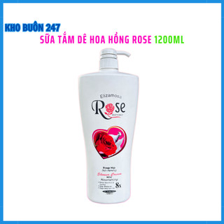 Sữa Tắm Rose Elizamosa 1200ml Trắng Và Mềm Mịn Da  Hương Nưocs Hoa Lưa Siêu Lâu