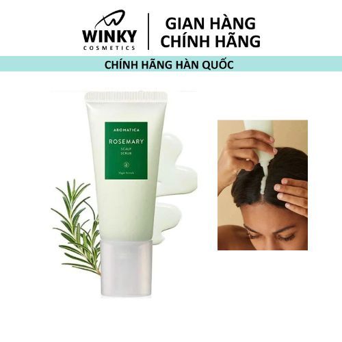 TẨY TẾ BÀO CHẾT DA ĐẦU AROMATICA ROSEMARY SCALP SCRUB