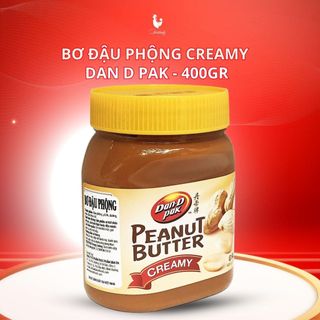 Bơ đậu phộng xuất khẩu Creamy Dan. D Pak dạng hũ 400g loại mịn - Béo ngậy, cho bữa ăn dinh dưỡng