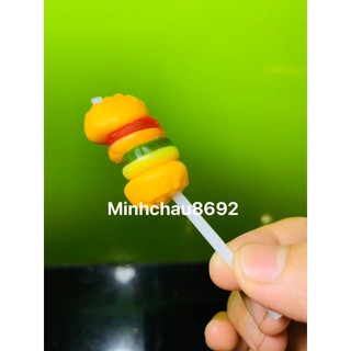 Kẹo dẻo trái cây hình Hamburger mini 11gram - ( Lẻ )