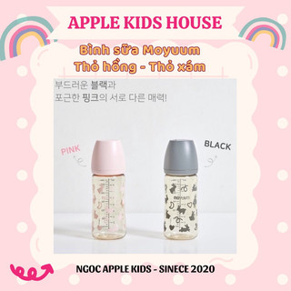 Bình sữa moyuum thỏ 170ml-270ml