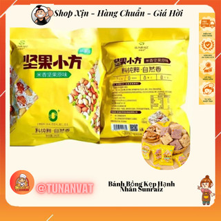 [🔥SALE🔥]Bánh bỏng ngũ cốc kẹp hạnh nhân , thơm ngon ,Sunraiz vàng 280g