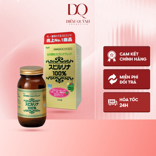 Tảo Xoắn HỘP TEM ĐỎ 2200 VIÊN Spirulina Nhật Bản