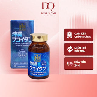 Viên uống tảo Fucoidan Okinawa xanh hỗ trợ ung thư 180 viên Nhật Bản