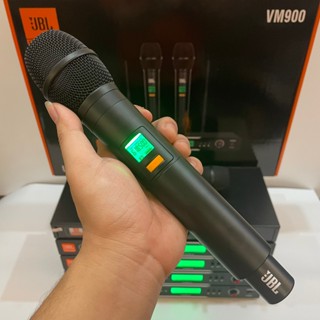 Micro karaoke không dây JBL VM900 có tự ngắt - Hàng nhập khẩu loại 1 sóng khoẻ ổn định vm 900 vm500 kmc8