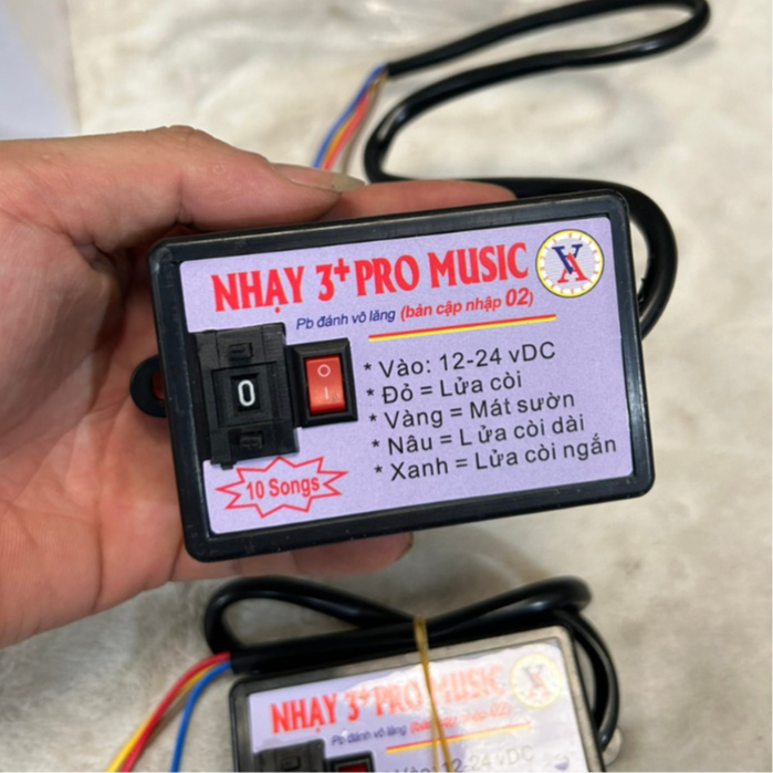 Nhại còi 3 chế độ 10 tiếng, nhại còi hơi, còi điện ô tô xe máy.