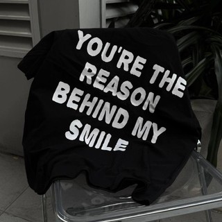 Áo Phông Cotton Nam Nữ YOU'RE THE REASON unisex dáng rộng