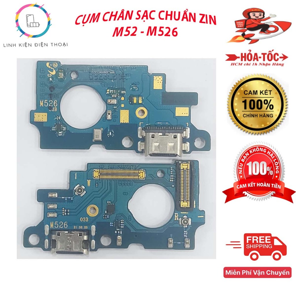 Cụm Chân Sạc M52 5G Zin, Chân Sạc M52 5G Original