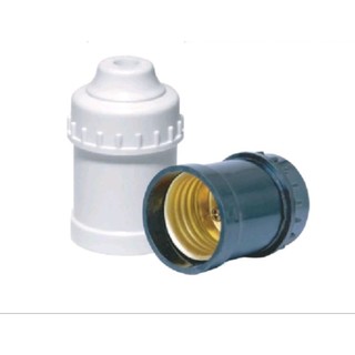 ĐUÔI ĐÈN SỨ E27 CHỊU TẢI CÓ DÂY