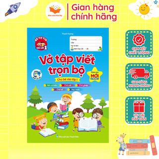 Sách - Vở tập viết trọn bộ cho bé vào lớp 1