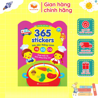 Sách - 365 sticker bóc dán thông minh song ngữ Anh Việt cho bé khám phá thế giới