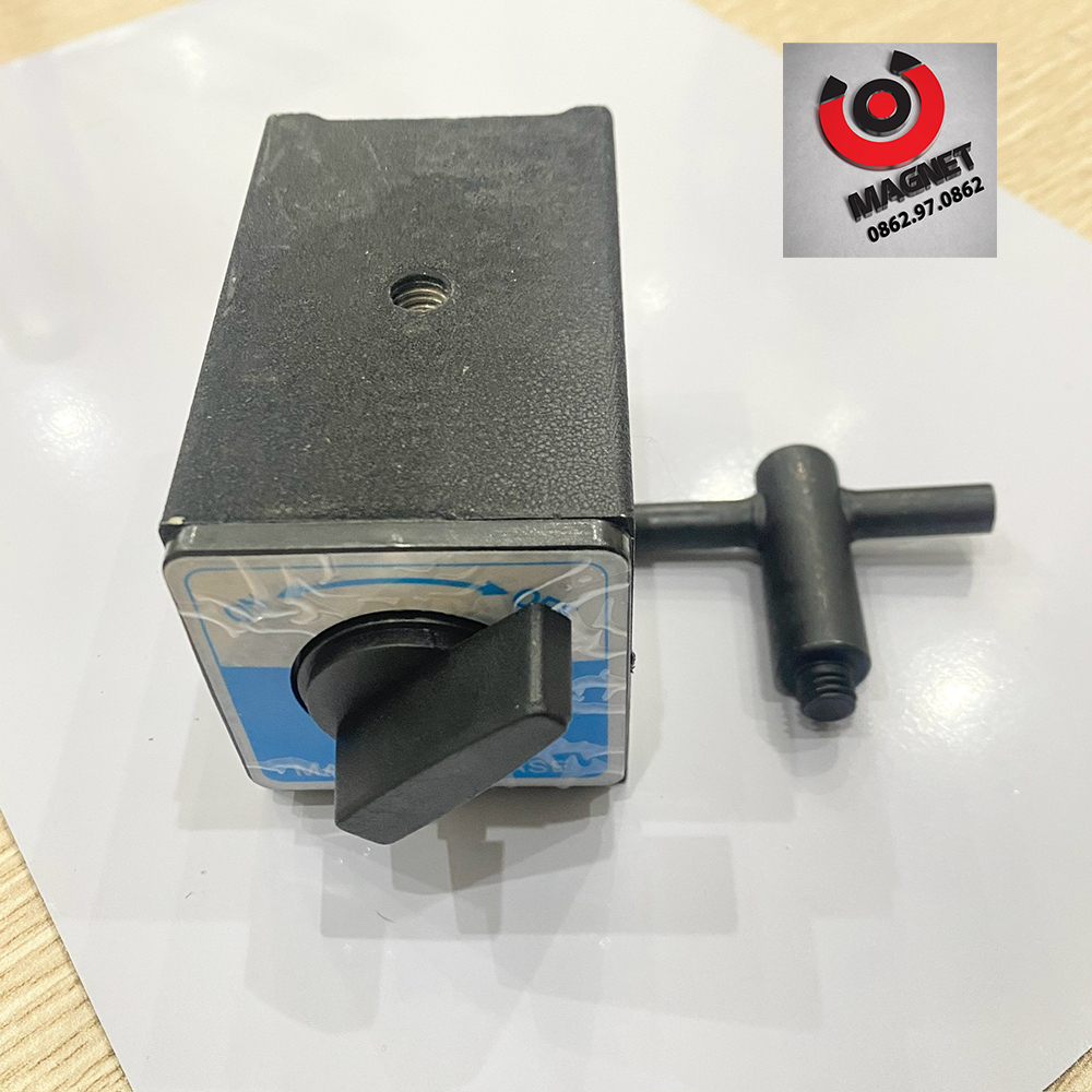 Nam châm có công tắc on-off 10T-100kg, nam châm đế từ chặn thép