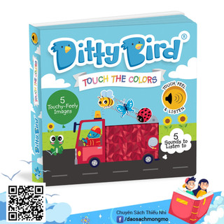Đồ chơi âm thanh cho bé Ditty Bird Touch The Colors: Nhận biết màu sắc