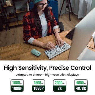 [Hỏa Tốc]Chuột không dây Ugreen Bluetooth MU001 loại Mỏng Silent