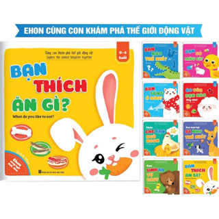 Sách Thiếu Nhi - Bộ 8 Quyển Ehon Cùng Con Khám Phá Thế Giới Động Vật ( Song Ngữ Anh Việt ) Dành Cho Bé Từ 0-6 Tuổi