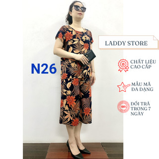 Quần Áo Trung Niên Nữ  Bộ Lanh Cao Cấp  Đã Qua Xử Lý Co  Đủ Size Từ 47 Tới 70kg Dành Cho Quý Bà - Laddy Store