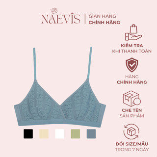 Áo Ngực Không Gọng Gauze - Mút Tai Thỏ Naevis Lingerie