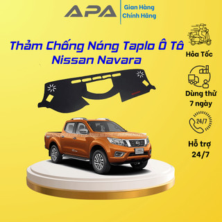Thảm taplo ô tô lông cừu 📌HÀNG LOẠI I📌 xe Nissan Navara [ CAO CẤP] chống nóng có 3 lớp chống trượt