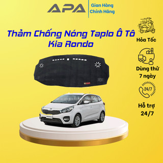 Thảm taplo ô tô lông cừu 📌HÀNG LOẠI I📌 xe KIA RONDO [MỚI NHẤT] chống nóng có 3 lớp chống trượt