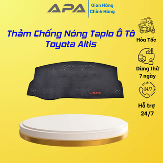 Thảm taplo ô tô lông cừu 📌HÀNG LOẠI I📌 xe TOYOTA ALTIS [ MỚI NHẤT]  chống nóng có 3 lớp chống trượt