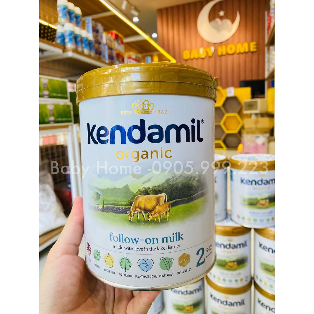 SỮA KENDAMIL NGUYÊN KEM ORGANIC SỐ 2, SỐ 3 - MUA NHIỀU GIÁ HỜI (tặng túi xách và bình nước)