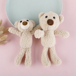 Gấu bông teddy mini chân dài, treo balo quần áo, móc chìa khóa