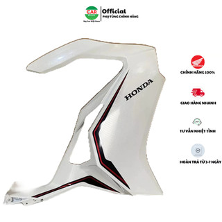 Cánh yếm bên phải - bửng yếm honda air blade 125 năm 2020-2021 màu trắng đỏ. 64500k1gv00za
