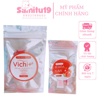 Liệu trình 7 ngày giảm cân vichi ++ chính hãng, viên uống giảm cân tặng khoá cân