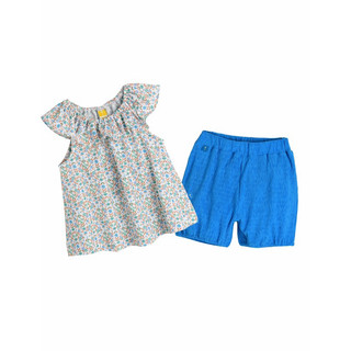 Bộ cotton mỏng mát, co giãn Moi.moln xuất Hàn dư xịn