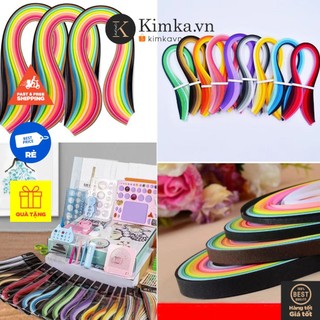 Giấy Cuốn Quilling Làm Thiệp, Làm Tranh Nhiều Màu, Nhiều Kích Thước