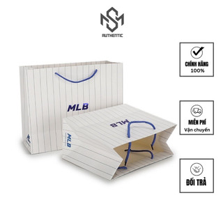 Túi giấy M.L.B chính hãng, túi giấy hãng đựng áo, quần làm quà tặng M&S Authentic