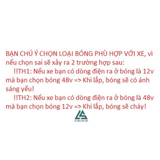 Bóng đèn pha sợi đốt Xe điện - Xe máy | 12V và 48V (56V)